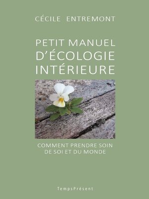 cover image of Petit manuel d'écologie intérieure